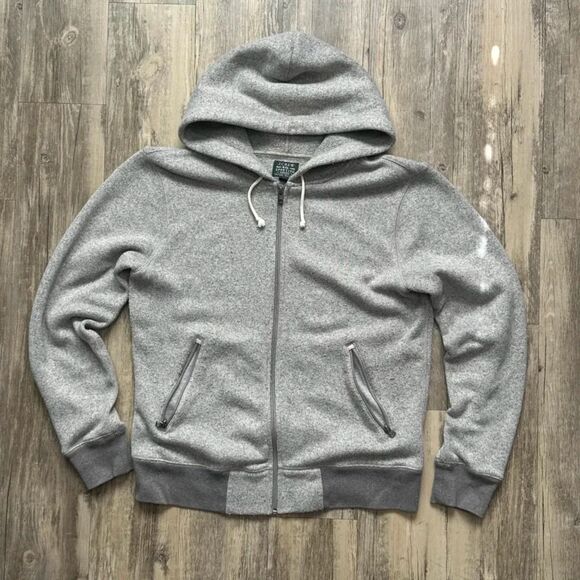 J.Crew Gray Full Zip Hoodie Size Medium